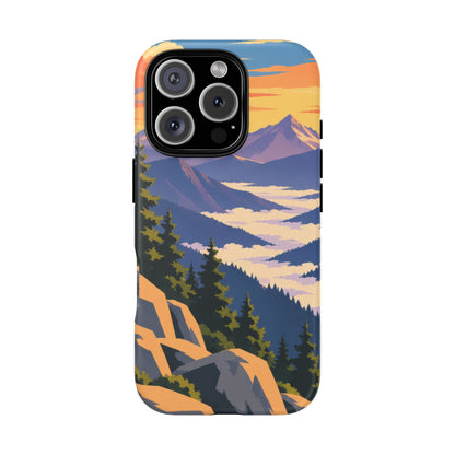 Misty Mountains — Amethyst Pass iPhone Tough Case
