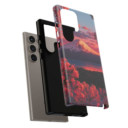 Fuji Rose Horizon Samsung Galaxy Tough Phone Case