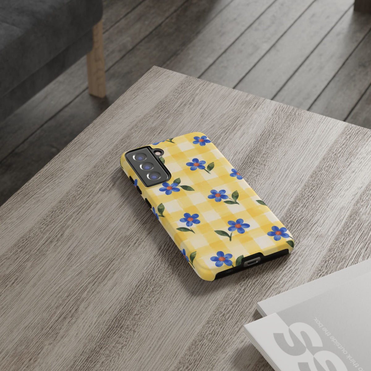 Buttercup Picnic Samsung Galaxy Tough Case | yellow gingham