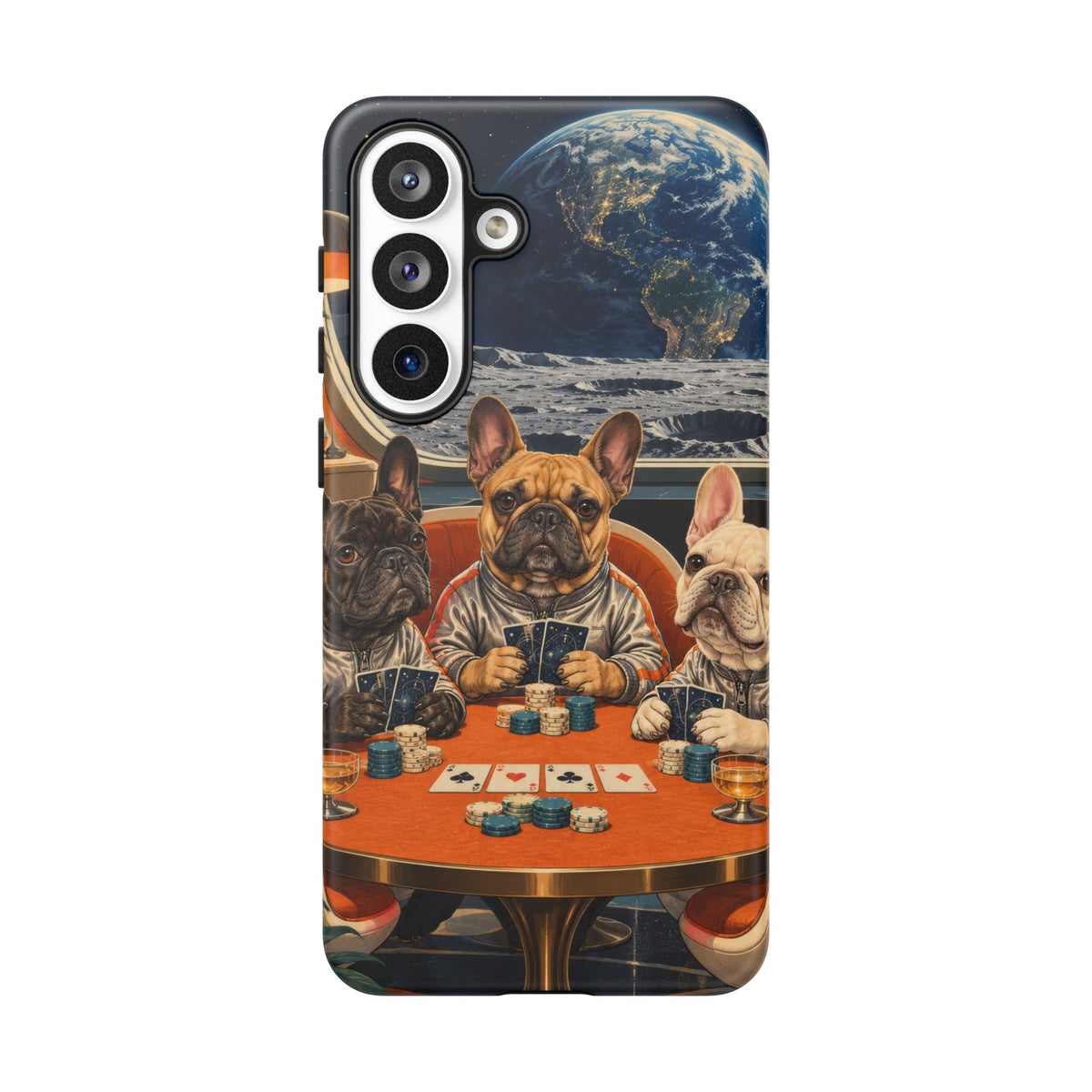 Lunar Card Club Samsung Galaxy Tough Case | french bulldog