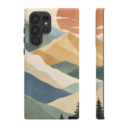 Sage Summit Samsung Galaxy Tough Case | abstract mountains