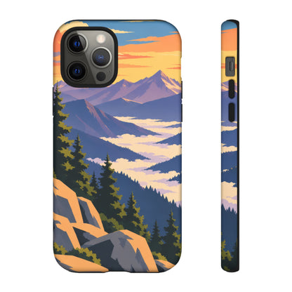 Misty Mountains — Amethyst Pass iPhone Tough Case