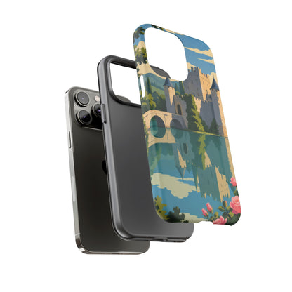 English Castle — Moat and Roses iPhone Tough Case
