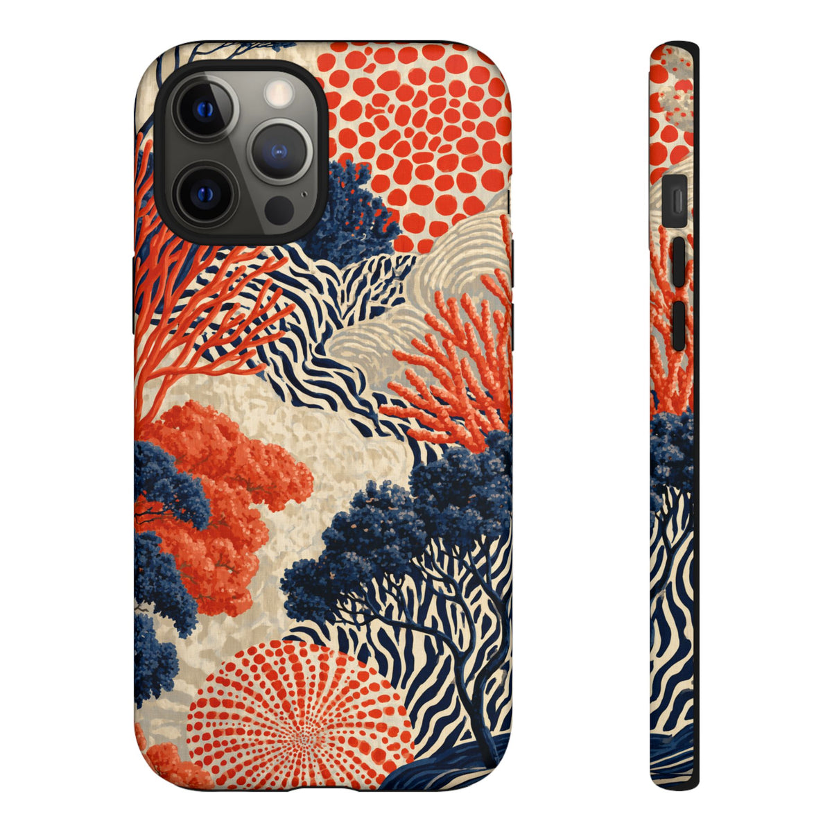Coral Current iPhone Tough Phone Case