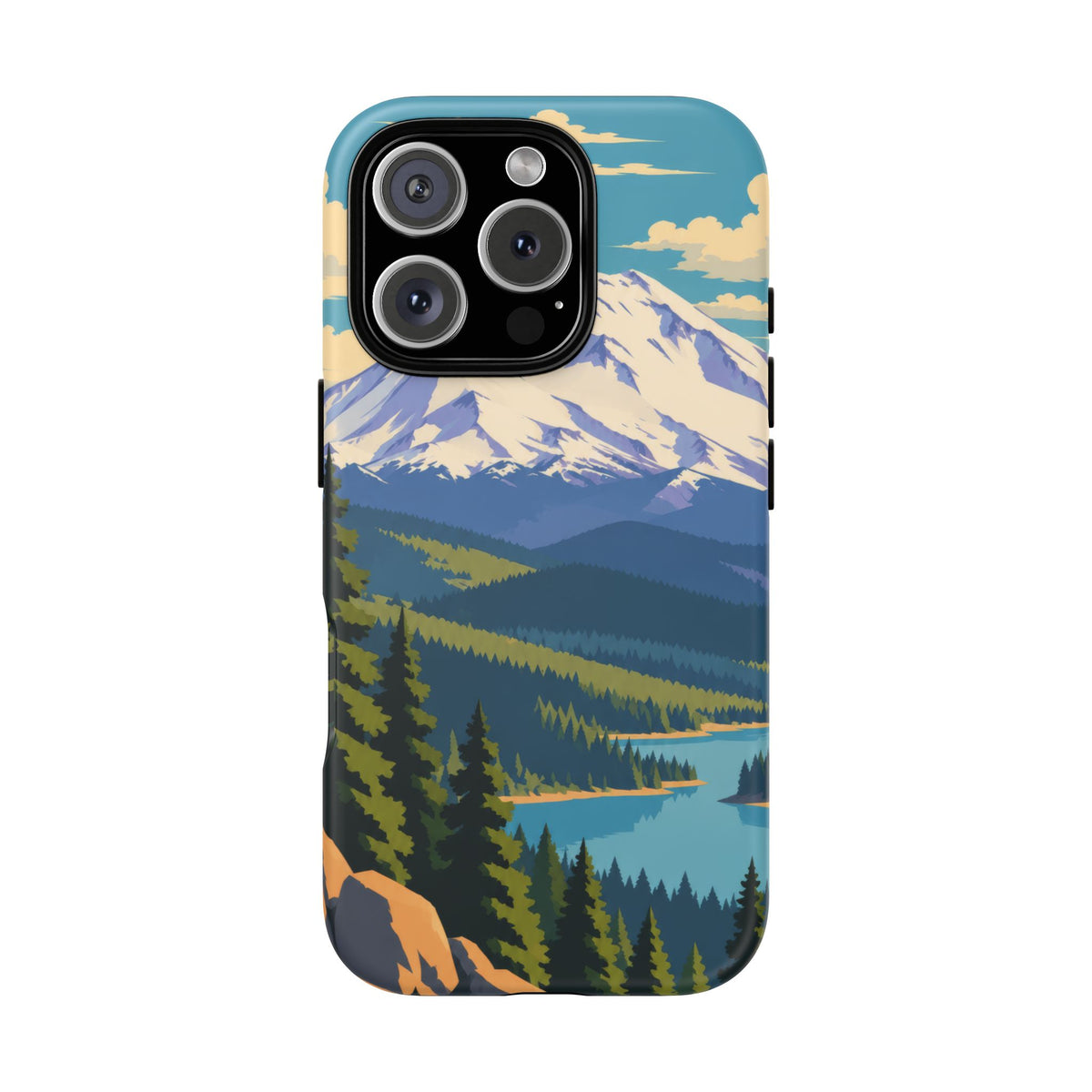 Mount Shasta — Snowlight iPhone Tough Case