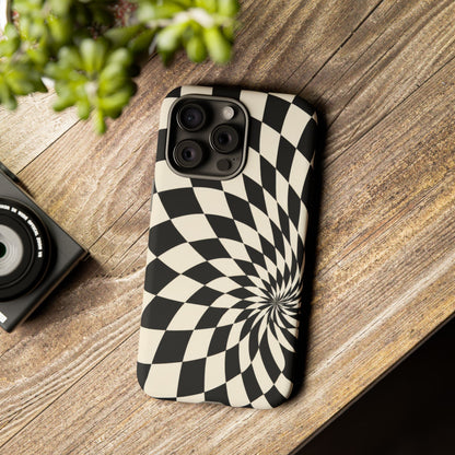 Twist Theory iPhone Tough Case | Optical Checkerboard
