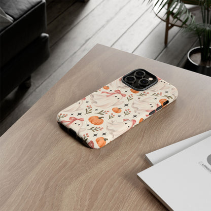 Blush Boo Social iPhone Tough Case | cute ghost