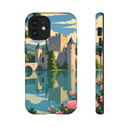 English Castle — Moat and Roses iPhone Tough Case