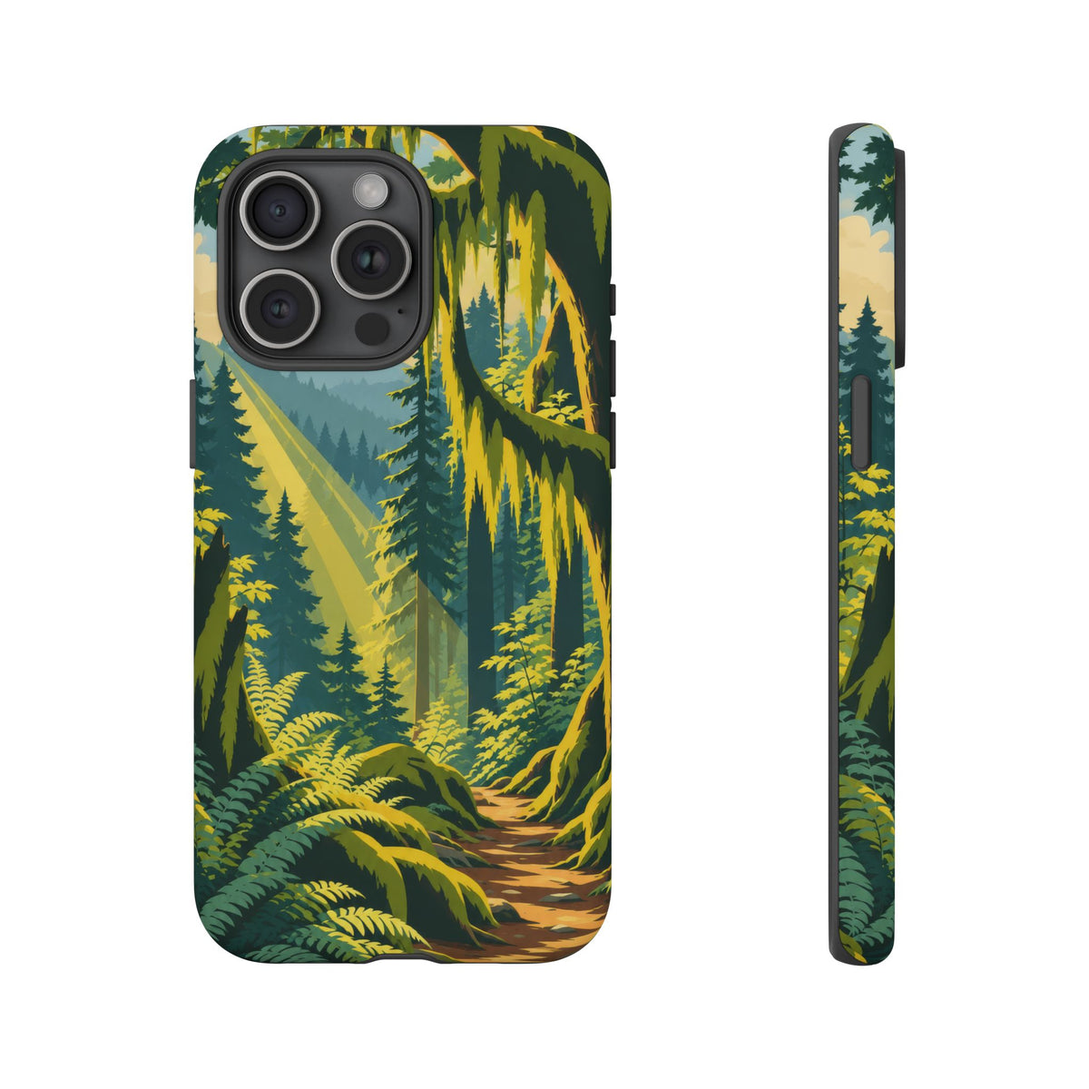 Hoh Rain Forest — Mosslight iPhone Tough Case