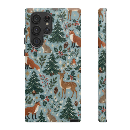 Winter Woodland Gathering Samsung Galaxy Tough Case | woodland christmas