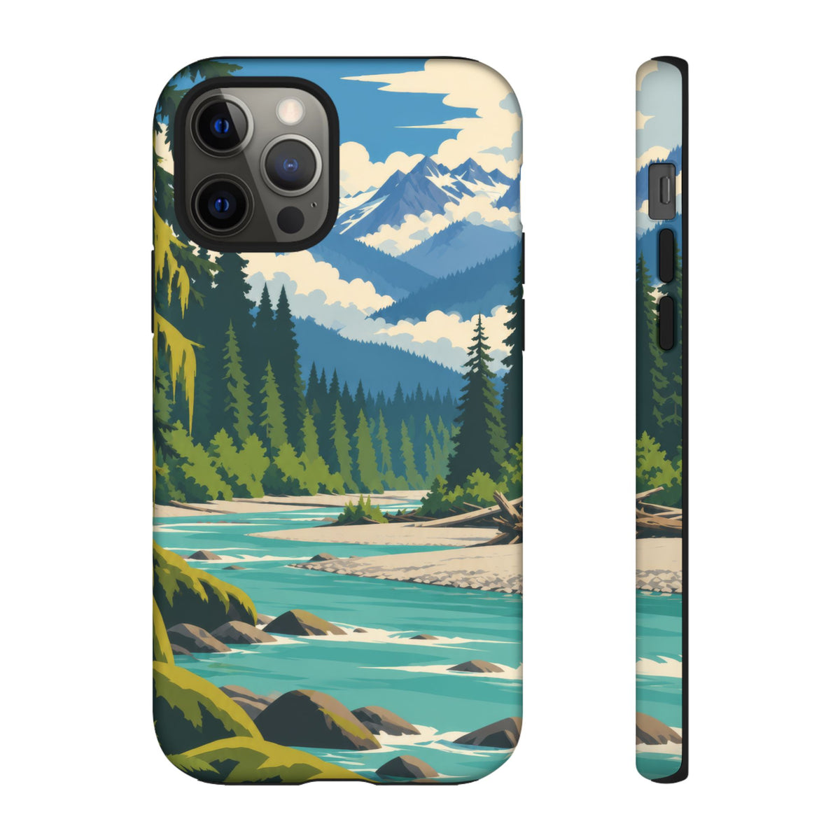 Hoh Rain Forest — Rivergreen iPhone Tough Case