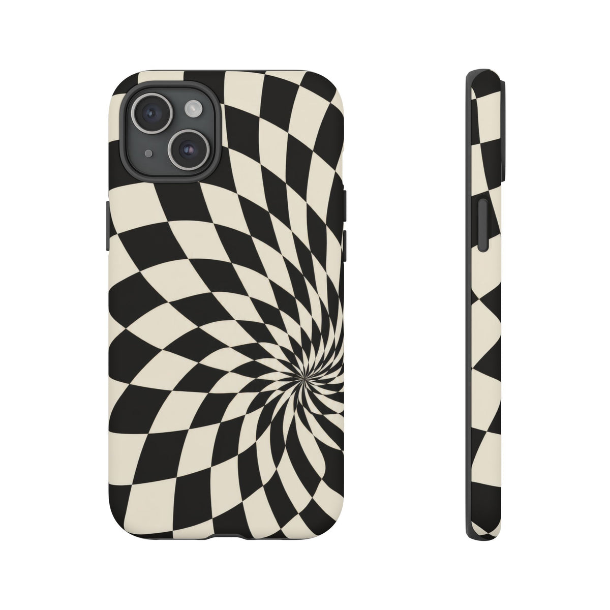 Twist Theory iPhone Tough Case | Optical Checkerboard