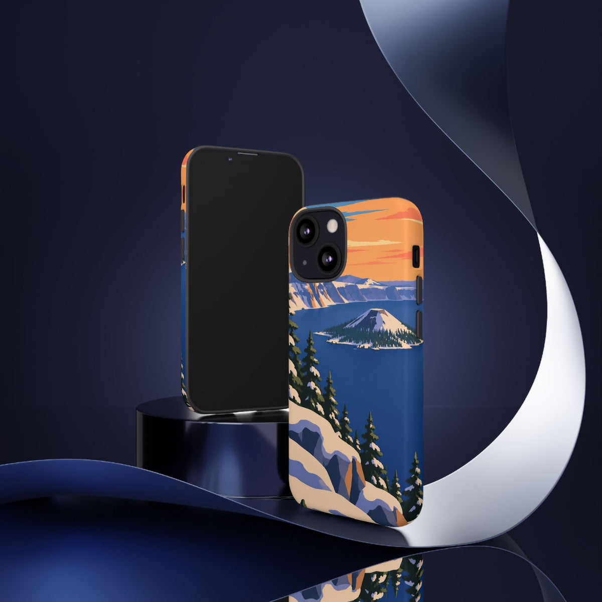 Crater Lake — Winter Caldera iPhone Tough Case