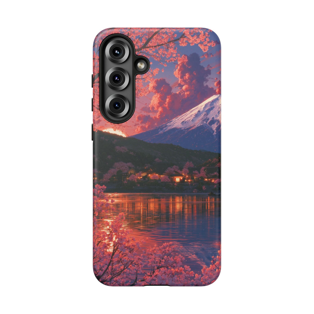 Sakura Lakeside Village Samsung Galaxy Tough Phone Case