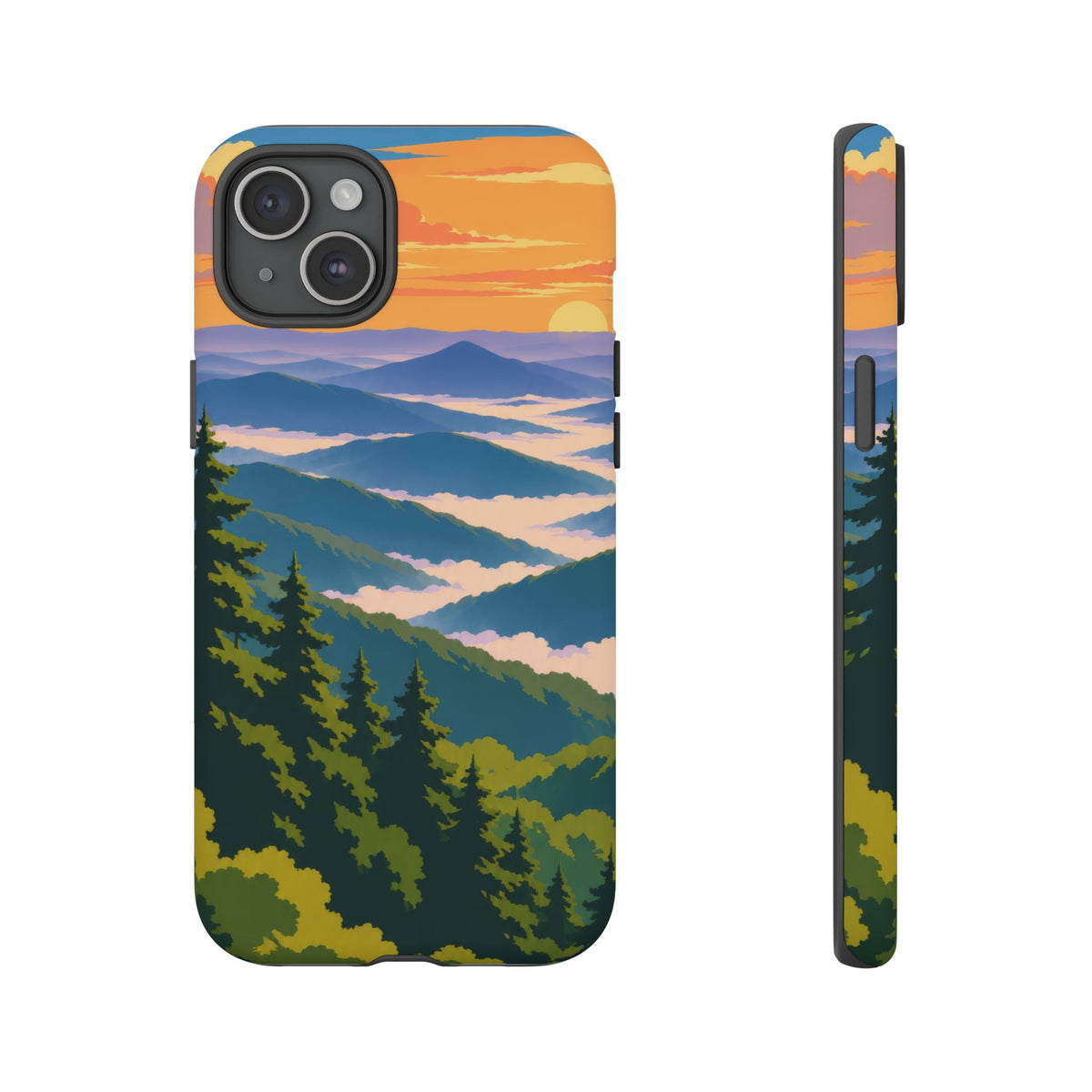 Great Smoky Mountains — Morning Veils iPhone Tough Case