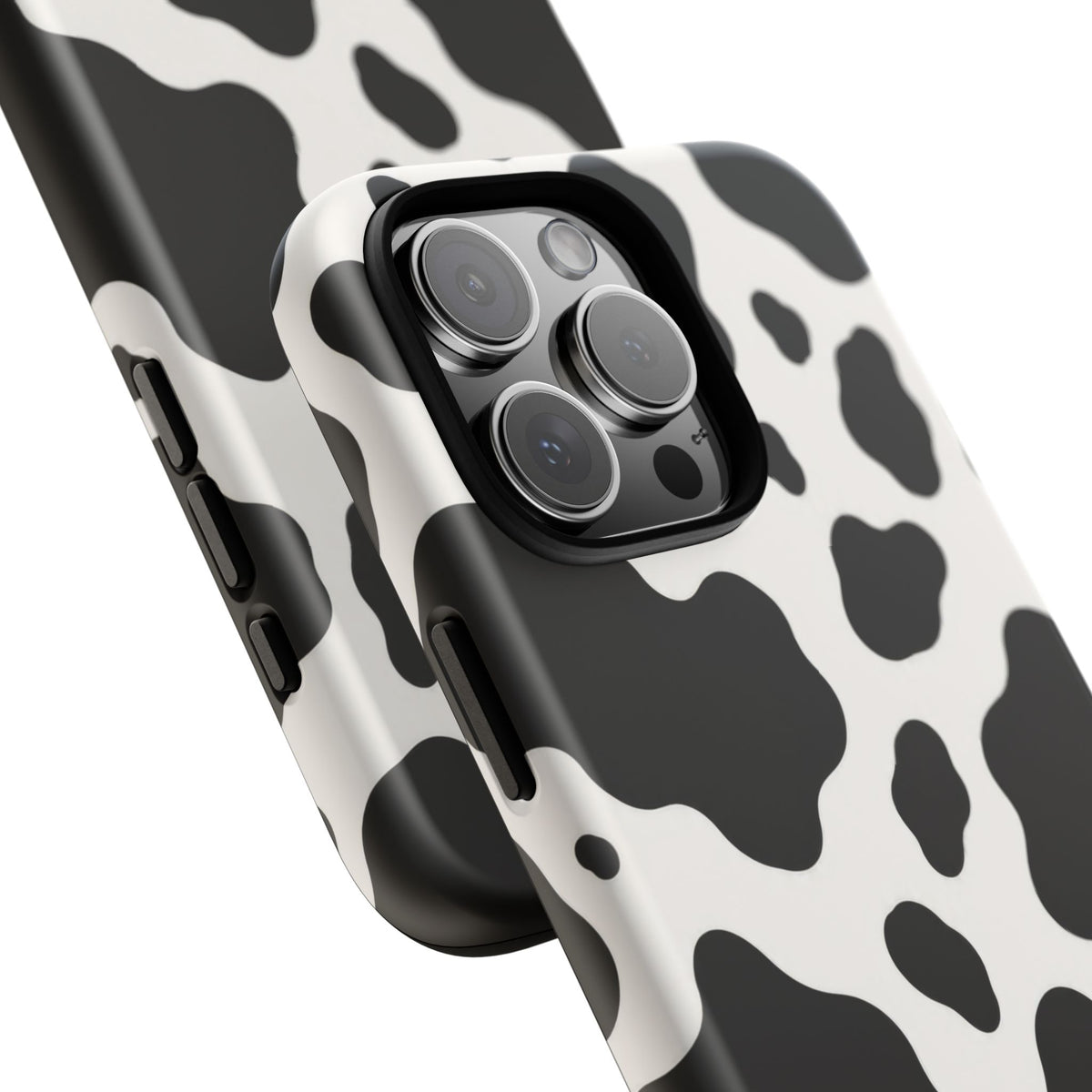 Classic Holstein iPhone Tough Case | Black & White Cow Print