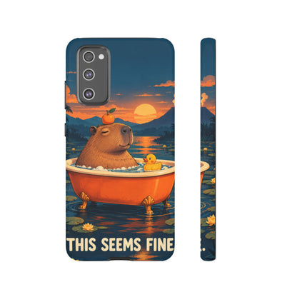 Minor Inconvenience Samsung Galaxy Tough Case | funny capybara
