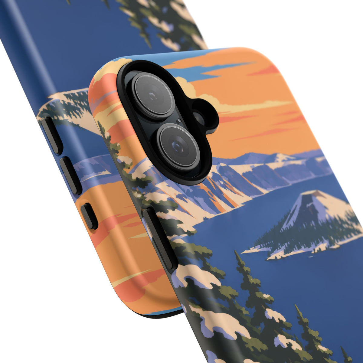 Crater Lake — Winter Caldera iPhone Tough Case