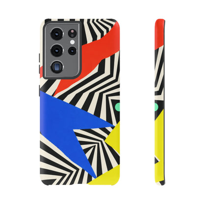 Broken Signal Samsung Galaxy Tough Case | Optical Stripe Art