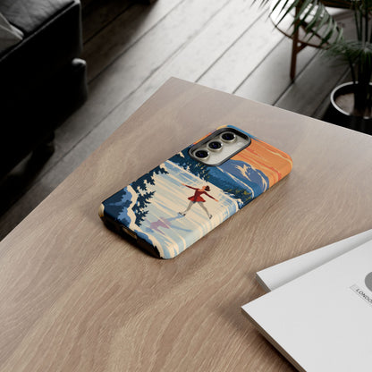 Lake Placid Skater — Winter Glide Samsung Galaxy Tough Case