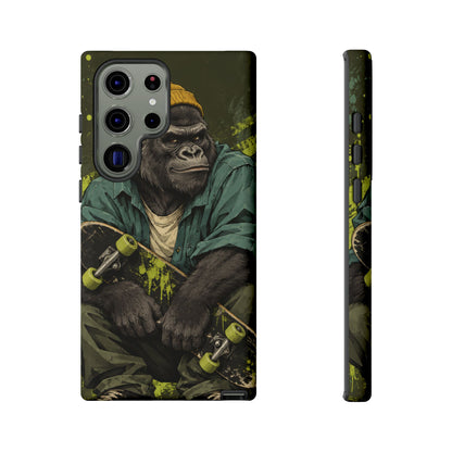 Concrete Jungle Samsung Galaxy Tough Case | Skater Gorilla Illustration