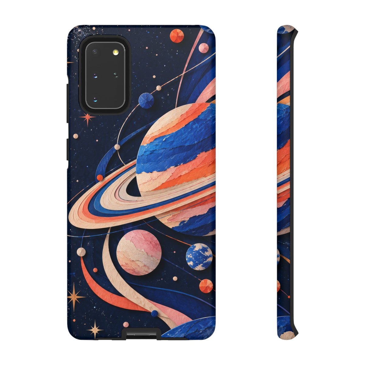 Cosmic Cut Paper Samsung Galaxy Tough Case | modern space