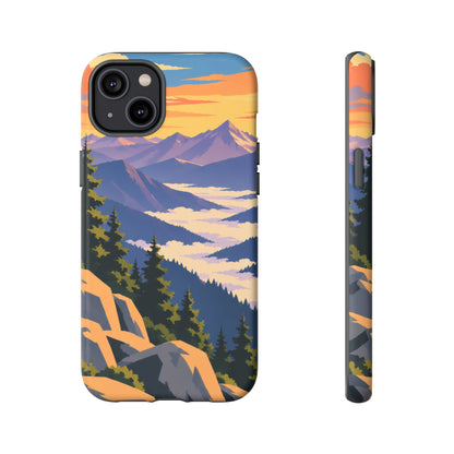 Misty Mountains — Amethyst Pass iPhone Tough Case