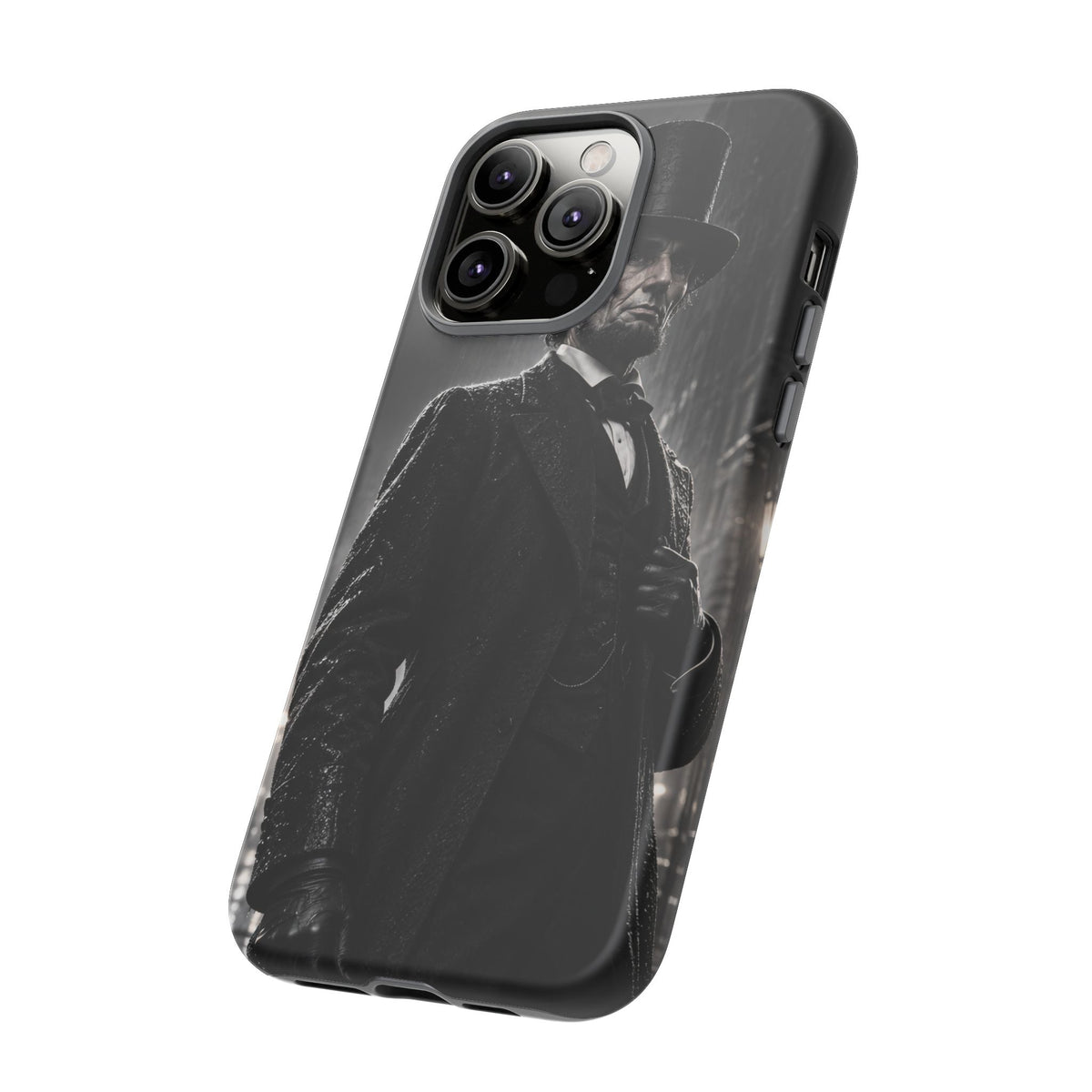 Abe after Midnight iPhone Tough Case | noir lincoln