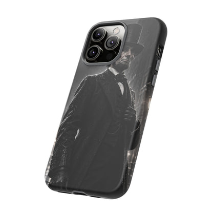 Abe after Midnight iPhone Tough Case | noir lincoln