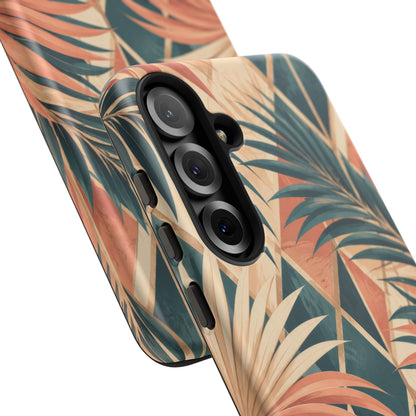 Coral Palm Pavilion Samsung Galaxy Tough Case | art deco