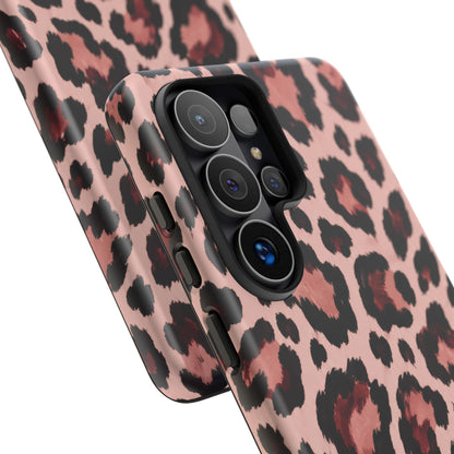 Wild Burgundy Samsung Galaxy Tough Case | leopard print