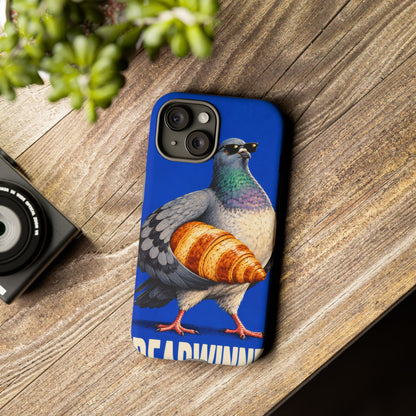 Breadwinner iPhone Tough Case | funny pigeon