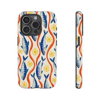 Sardine Social iPhone Tough Case | sardine print