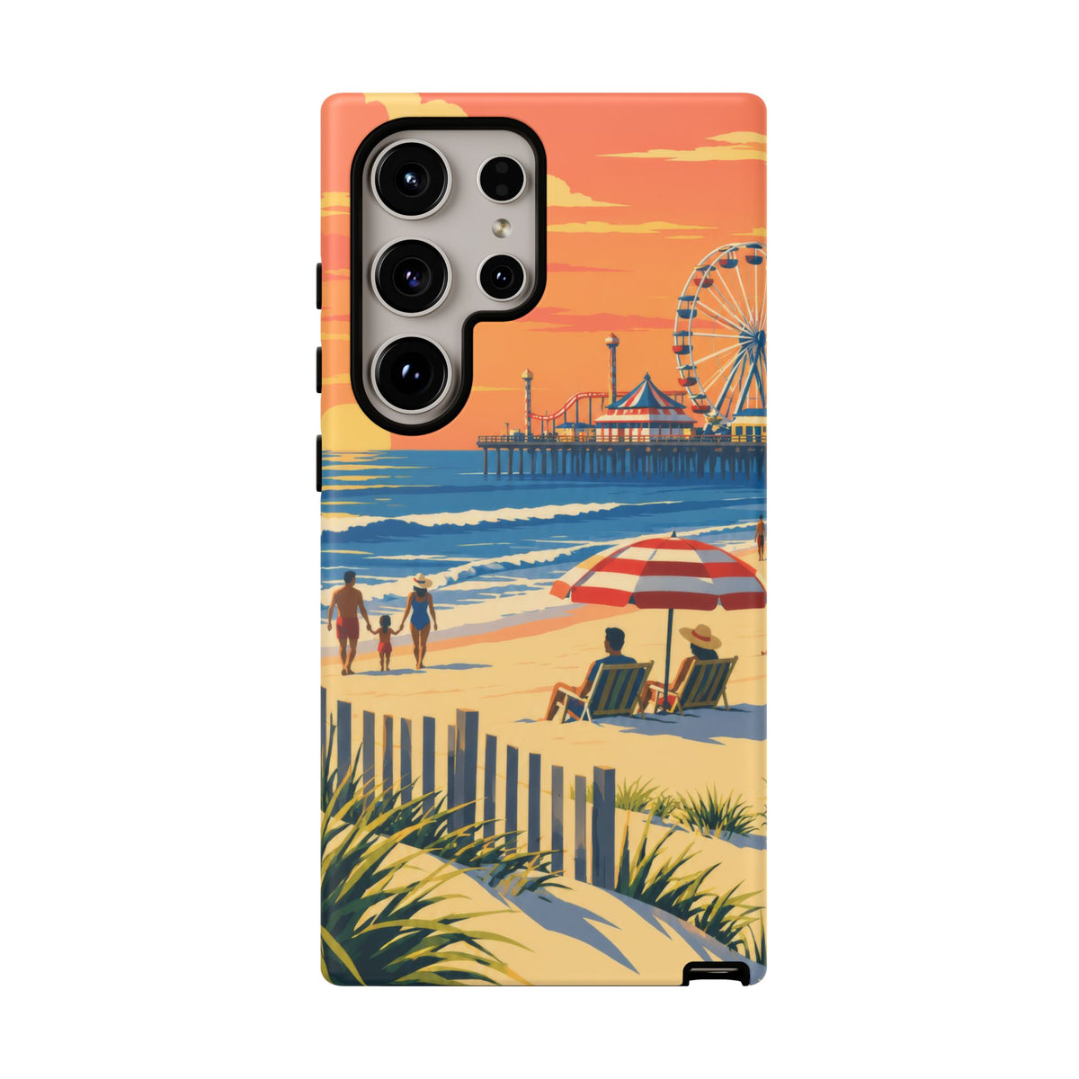 New Jersey Shore — Boardwalk Summer Samsung Galaxy Tough Case
