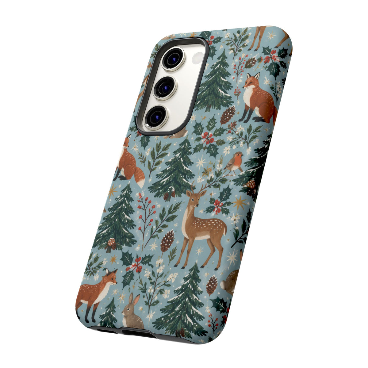 Winter Woodland Gathering Samsung Galaxy Tough Case | woodland christmas