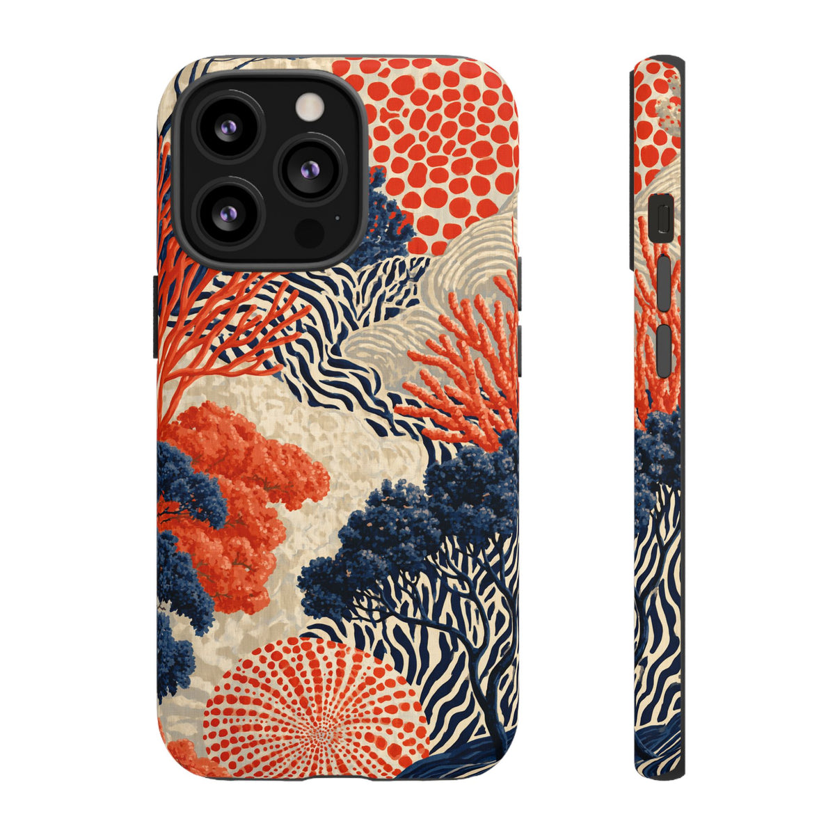 Coral Current iPhone Tough Phone Case