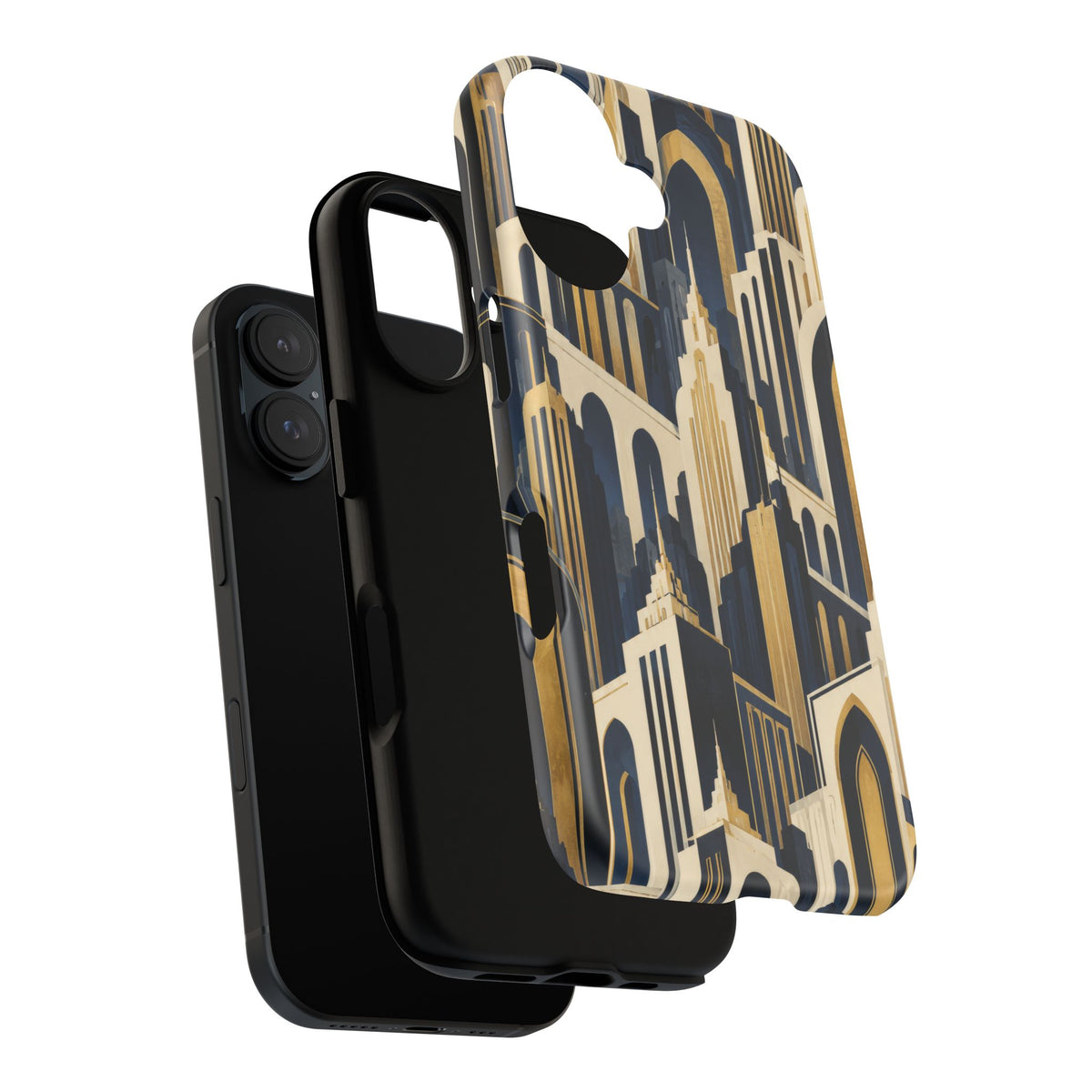 Midnight Metropolis iPhone Tough Case | art deco