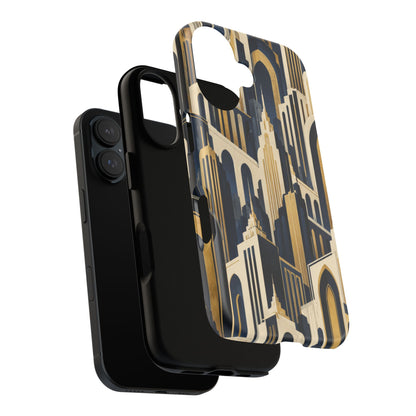 Midnight Metropolis iPhone Tough Case | art deco