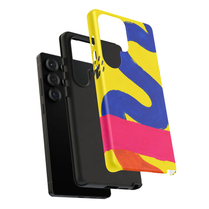 Offbeat Samsung Galaxy Tough Case | Abstract Color Block Art