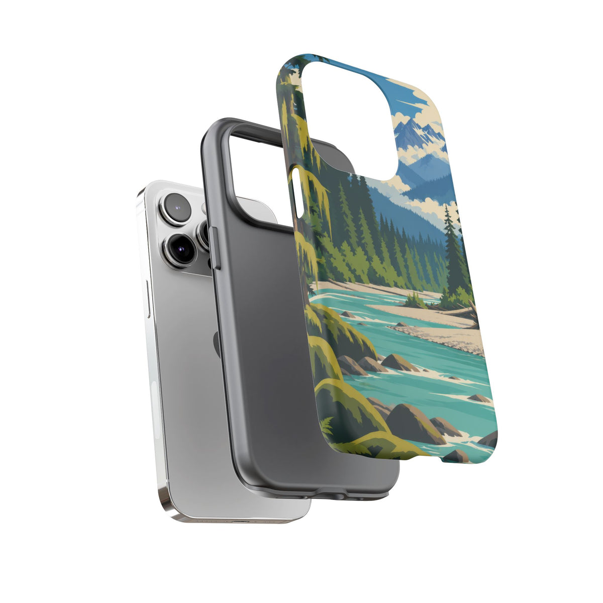 Hoh Rain Forest — Rivergreen iPhone Tough Case