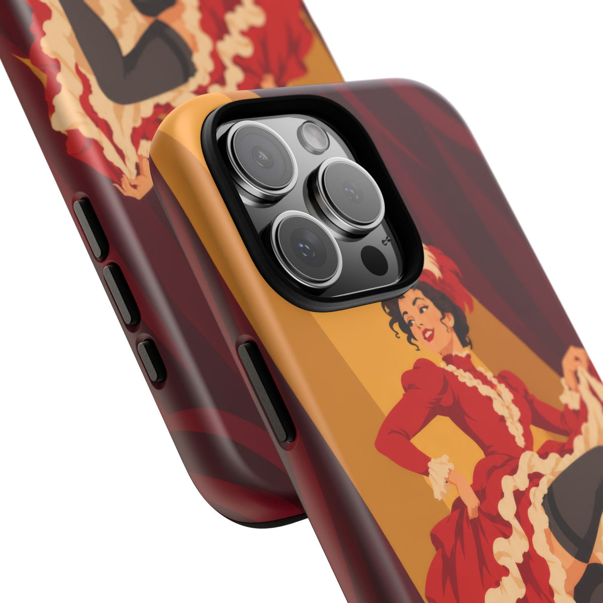 Moulin Rouge Dancer — Crimson Cabaret iPhone Tough Case | cabaret dancer