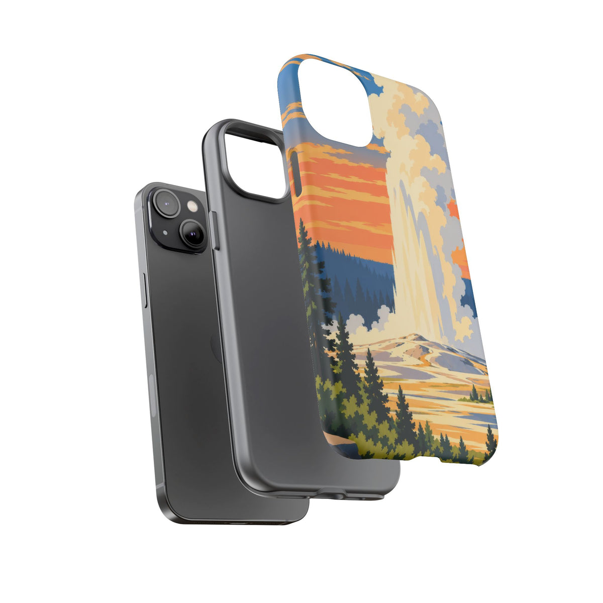 Yellowstone — Geyser Dawn iPhone Tough Case