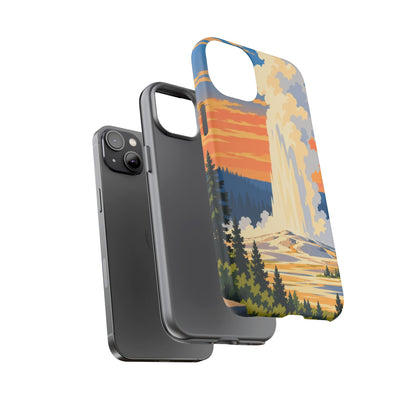 Yellowstone — Geyser Dawn iPhone Tough Case