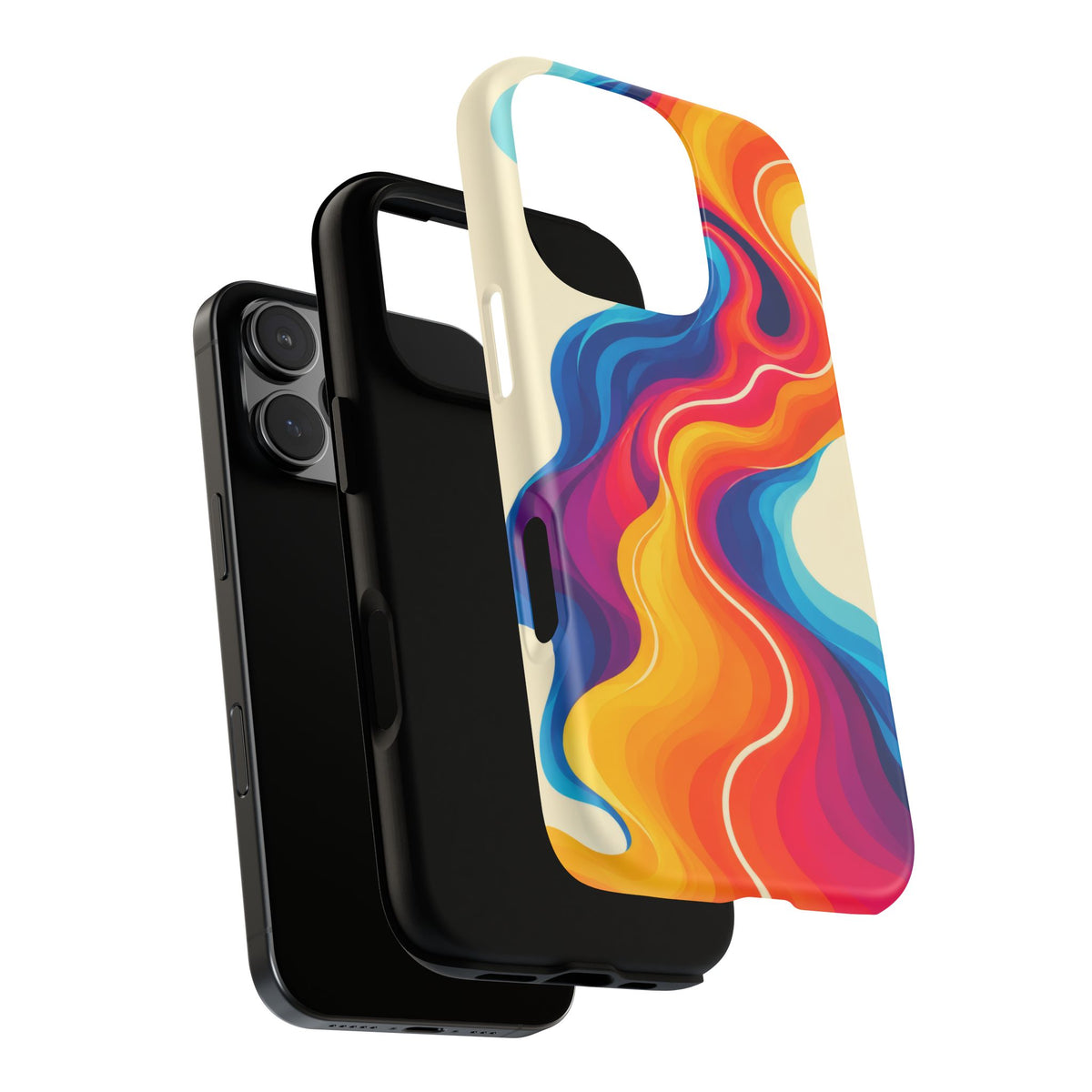 Electric Tide iPhone Tough Case | psychedelic wave