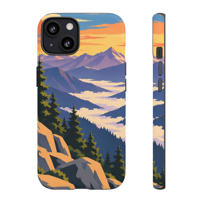 Misty Mountains — Amethyst Pass iPhone Tough Case