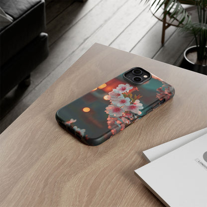 Kyoto Blossom Lanterns iPhone Tough Phone Case