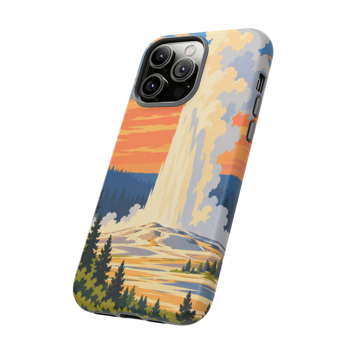 Yellowstone — Geyser Dawn iPhone Tough Case