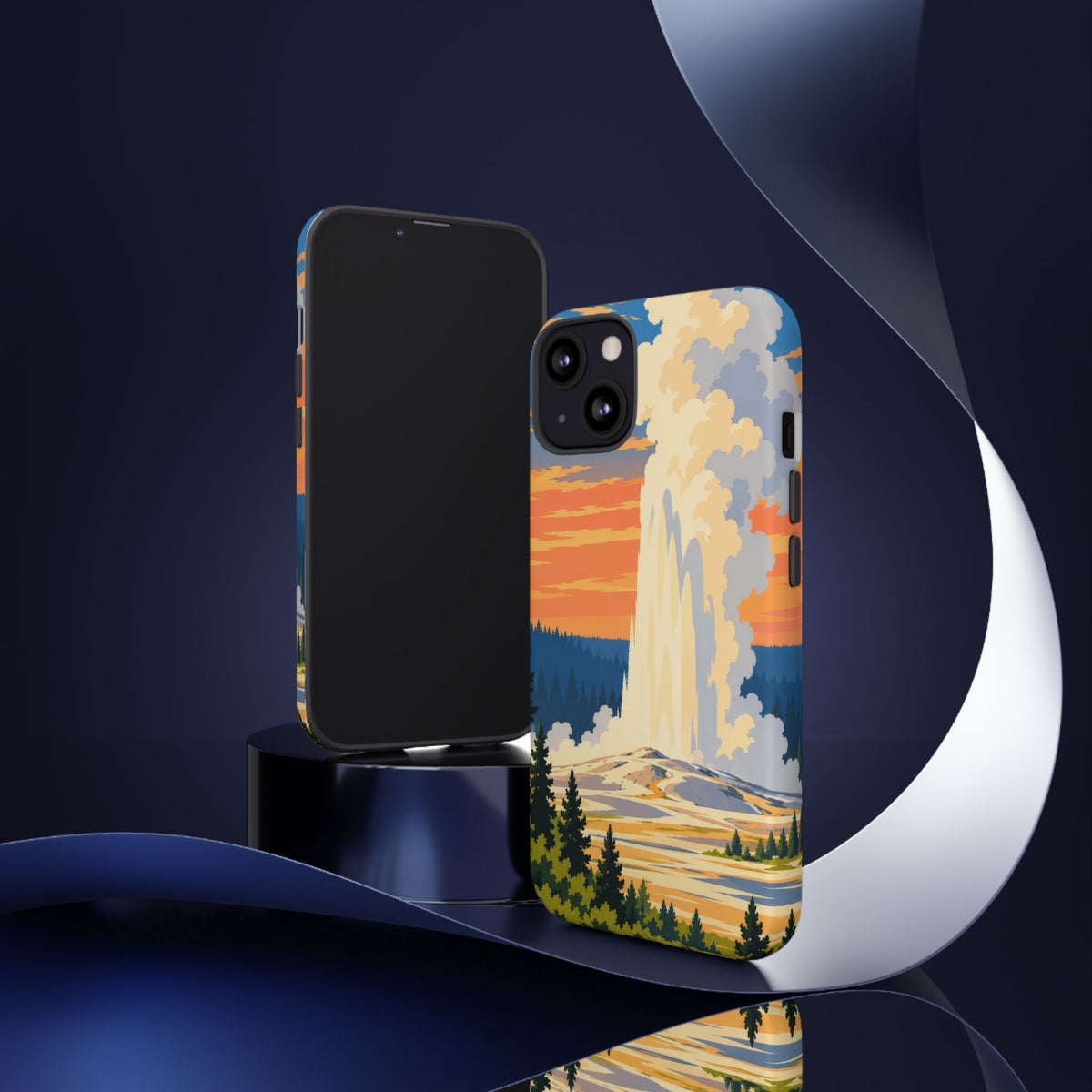 Yellowstone — Geyser Dawn iPhone Tough Case