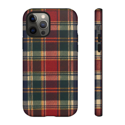 Highland Holiday iPhone Tough Case | christmas plaid