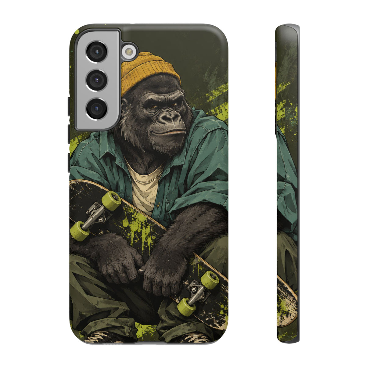 Concrete Jungle Samsung Galaxy Tough Case | Skater Gorilla Illustration